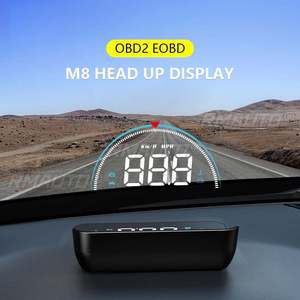 GEYIREN M8 HUD Head-up Display para Coche, Sistema de Advertencia de Exceso de Velocidad OBD2 II EUOBD, Proyector de Parabrisas, Alarma Electrónica de Voltaje para Automóvil - Product Image 2