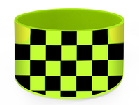 Protection en silicone personnalisée à motif damier pour gobelet STY 20-40oz, antidérapante, accessoires pour gobelet