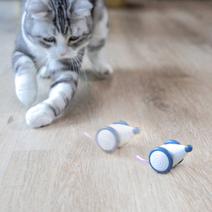 Jouets pour chats Cheerble Great Smart Interactive Eco-Friendly PVC Electronic Pet Cat Moving Mouse Toys Modern Fashion pour chats d'intérieur lasse - Product Image 1