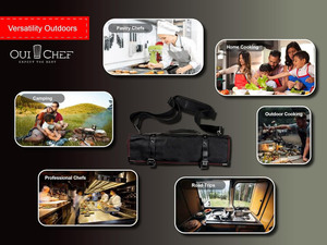 Free sample New <b>Waterproof</b> Picnic Travel Portable <b>Outdoor</b> Camping Kitchen Knife Tableware Knife <b>Storage</b> Kit <b>Storage</b> Bag - Product Image 6