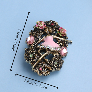 Broche Floral de Luxo Rosa Roxo Jacinto Lavanda - Acessório Elegante para Casacos - Product Image 4
