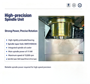 Centre d'usinage vertical CNC LEYO <span class=keywords><strong>VMC</strong></span> 1060 <span class=keywords><strong>VMC</strong></span> 1160 Fanuc 3-5 axes, fraiseuse 5 axes simple automatique - Product Image 6