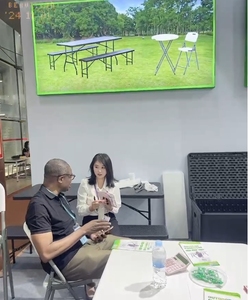 Thiết kế hiện đại nhựa gấp bàn tiệc hình chữ nhật và tròn cho khách sạn phòng ngủ bệnh viện hoặc nhập ứng dụng - Product Image 4