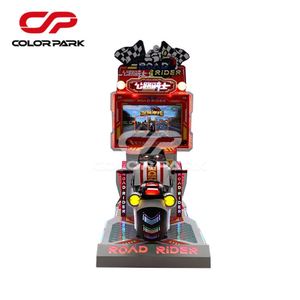 Simulateur de course de moto dynamique pour enfants, à monnayeur, Colorful Park, pour salles d'arcade, centres commerciaux et motos pour enfants - Product Image 2