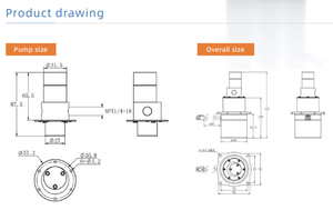 Bomba de Engranajes de Acero Inoxidable 316L de Grado Alimenticio, Higiénica, Resistente a la Corrosión, con Rotor Corto - Product Image 5