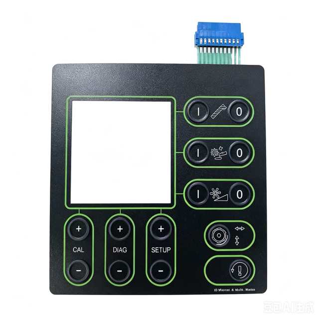 Wholesale Capacitive Touch Membrane Switch Transparent Window LED Backlit Keypad