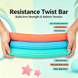 Cylindrical Ribbed TPE Flexible Bend Stick Non-slip Handheld <b>Twisting</b> Rod for Forearm Wrist Strength Training Rehabilitation - Product Image 4