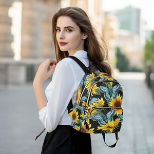 Floral Butterfly Quilted Mini <b>Backpack</b> Lightweight Women <b>Backpack</b> Quilted Bookbag Travel Daypack - Product Image 6