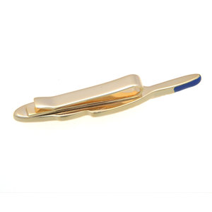 Al por mayor: Pinza de corbata novedosa con forma de pluma, personalizada, accesorio de moda para traje de hombre, pinza de corbata para boda, esmoquin, joyería de moda, barra de corbata - Product Image 3
