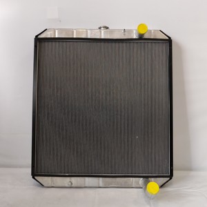 Hyundai R335-7 radiator with 4 rows of aluminum-plastic water tanks, 100% tested, long service <strong>life</strong> - Product Image 1
