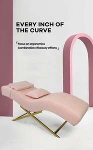 Unirelax - Camilla de Masaje Moderna para Salón de Belleza, Ajustable, en Forma de S, Cama Curva para Tratamientos Faciales y de Pestañas, en Venta - Product Image 3