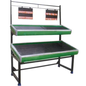 Customized Fruit Rack Display Shelf Supermarket Vegetable Display Rack