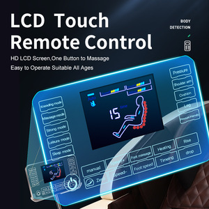 Fauteuil de massage électrique automatique sans rail pour tout le corps avec rouleau de massage pour les pieds, pour usage domestique, beige marron - Product Image 2