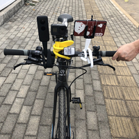 Tragbarer Anti-Shake Fahrrad-Smartphone-Halter Flexibler Selfie-Stick-Halter für GoPro Hero DJI Osmo Action-Kamera Insta360