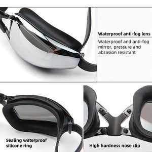 Professionnel adulte pas de fuite Anti-buée Protection UV lunettes Protection compétition course lunettes de <span class=keywords><strong>natation</strong></span> lunettes de <span class=keywords><strong>natation</strong></span> - Product Image 3