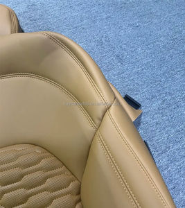 Fundas de Asiento Deportivas de Lujo para Auto, Personalizadas con Panel de Fibra de Carbono y Cubierta de Cuero, Tipo Bucket RS para <span class=keywords><strong>Audi</strong></span> A3 A4 <span class=keywords><strong>A5</strong></span> A6 A7 Q3 Q5 - Product Image 4