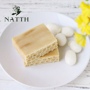 Savon artisanal en soie nid d'abeille de Marseille NATTH, pour le soin de la peau, bain quotidien à la maison, nettoyage doux et sûr pour maman et bébé - Product Image 1