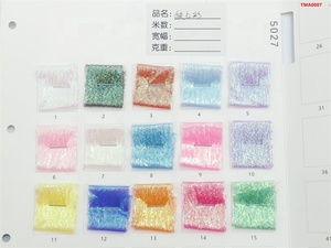 Tela Tul Transparente de Malla Suave T-win Textile, Nueva Llegada, con Muestra de Colores y Textura Ligera, Gasa <span class=keywords><strong>Tornasol</strong></span> - Product Image 3