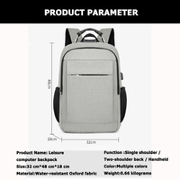 Mochila para Portátil Impermeable, de Gran Capacidad, Antirrobo, para Viajes de Negocios, Universidad o Escuela, Personalizable al por Mayor y de Alta Calidad