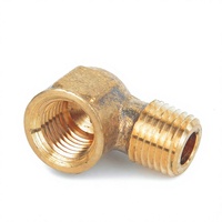 Coude de raccordement haute pression en laiton (MIP X FIP) pour applications routières, technique de fonderie durable, pour gaz, huile, cuivre