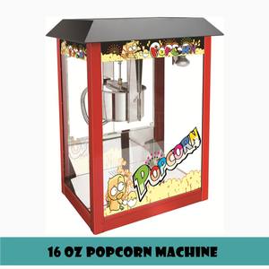 Macchina per Popcorn da 16 once per macchina Pop Corn pentola in vetro temperato in acciaio inossidabile - Product Image 2