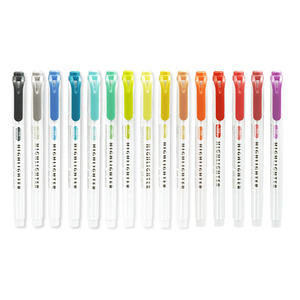 Năm mới đôi đánh đầu huỳnh quang Bút Highlighter 30 màu sắc thiết lập khuyến mại sử dụng tùy chỉnh bao bì - Product Image 6