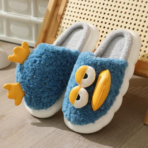 Pantuflas Cómodas para Mujer, Lindas para el Invierno, Cálidas para Niños, Suela Gruesa, Pantuflas de Felpa para el Hogar, para Padres e Hijos - Product Image 3