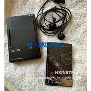 1 radio SONY SRF-201, écouteurs fissurés et peinture décollée sur le devant H - Product Image 1