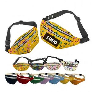 Sac banane en cuir personnalisé de soutien de prix bon marché d'usine pour le voyage sport course à pied - Product Image 1