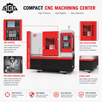 Tour CNC miniature SIEG De10(iKC10) avec portée de 360 mm, broche simple A2-5, servomoteur 4kW, haute précision, pour petites séries et usage en usine