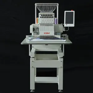 KQM 1 single heads 15 color computer control cap T-shirt embroidery machine