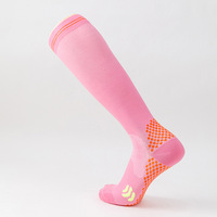 Nouvelles Chaussettes de Compression Respirantes en Coton/Bambou pour Course, Cyclisme, Football et Basketball, Haute Qualité, Faible MOQ, Collection 2024, Vente Chaude