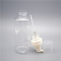 Bouteilles de savon moussant transparentes de grande taille avec pompe distributrice, conteneur de 500 ml pour désinfectant