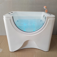 Ozone Pet Baignoire Acrylique fibre de verre Chien Toilettage Baignoire Pet Spa chien baignoires Nettoyage chien baignoire