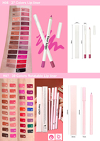 Crayon à lèvres rose mat crémeux végétalien et sans cruauté animale, mignon, marque privée, maquillage