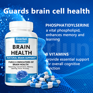 Cápsulas Nootrópicas ODM para el Cerebro, Mejoran la Memoria, la Concentración y la Función Cognitiva, Cápsulas de Fosfatidilserina, Suplemento Vitamínico para la Salud - Product Image 2