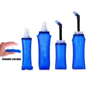 Bouteille d'eau pliable sans BPA pour la course à pied, le cyclisme en plein air, la compétition, l'alpinisme, le sport, avec logo personnalisé - Product Image 3