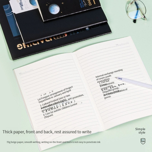 Deli buku catatan FTZ03-<span class=keywords><strong>3</strong></span> buku latihan <span class=keywords><strong>notepad</strong></span> 40 halaman buku sulam set kualitas tinggi - Product Image 5