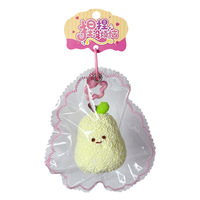 HECION 2026 Jouet Squishy en Silicone Canard Poire, Jouet Anti-Stress Réaliste en Forme de Fruit, Jouet Sensoriel à Presser pour Étudiants et Enfants