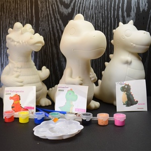 Manualidades de Resina, Juguete Educativo para Colorear, Modelo de Dinosaurio para Colorear, Material Viscoso, Muñeca, Alcancía, Adornos - Product Image 4