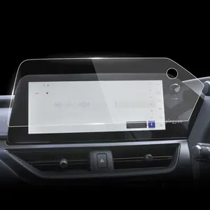 Araba çıkartmaları Carplay ekran koruyucu temperli cam LEXUS UX250h koruyucu Film için 2023 otomotiv dış aksesuarlar