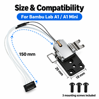 Bloc chauffant composite en pierre à faible conductivité thermique 380°C pour imprimante 3D, unité Hotend pour Bambu Lab A1/A1 Mini - Vente en gros