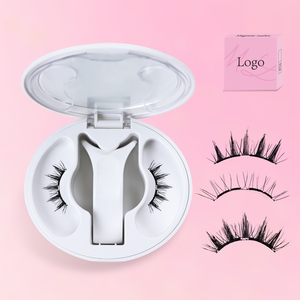 ชุดขนตาแม่เหล็กงานแฮนด์เมดแบบใช้ซ้ำได้ผมสังเคราะห์มีกาวแบบปรับแต่งได้สินค้ามาใหม่2025 - Product Image 6