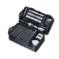 AXTH 116 Jeu de tournevis de précision multifonction en CR-V avec poignée magnétique en plastique, pour OEM, bricolage, ordinateur portable, PC, téléphone, iPhone, MacBook