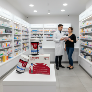 แผ่นตรวจวัดระดับน้ำตาลในเลือด <span class=keywords><strong>Safe</strong></span> AQ Smart - Product Image 2