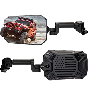 Blackdoor 2018-<span class=keywords><strong>2025</strong></span> cho Jeep Wrangler JL Đấu sĩ JT gương chiếu hậu lái xe và hành khách Side Off Gương Phụ Kiện cho OEM - Product Image 2