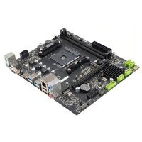 Placa Base ATX con Chipset AMD A320/B350, Compatible con la Serie APU A8/A10/A12 de AMD de 7.ª Generación y Athlon 200GE, y 1000/2000/3000