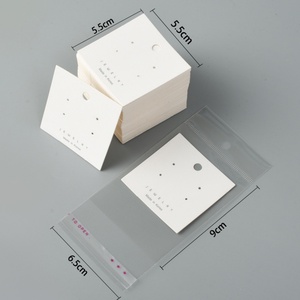Custom <b>Earring</b> Cards for Jewelry Display Packaging <b>Holder</b> With Necklace Display Backs Paper Cards - Product Image 5