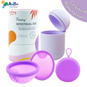 Kit de Discos Menstruales de Silicona de Grado Médico Reutilizables y Personalizables al por Mayor, Tres Tamaños, Anillo, Disco <span class=keywords><strong>Menstrual</strong></span> - Product Image 1