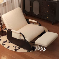 Chaise de salon confortable de conception nouvelle, chaise à bascule pour déjeuner et détente sur le balcon